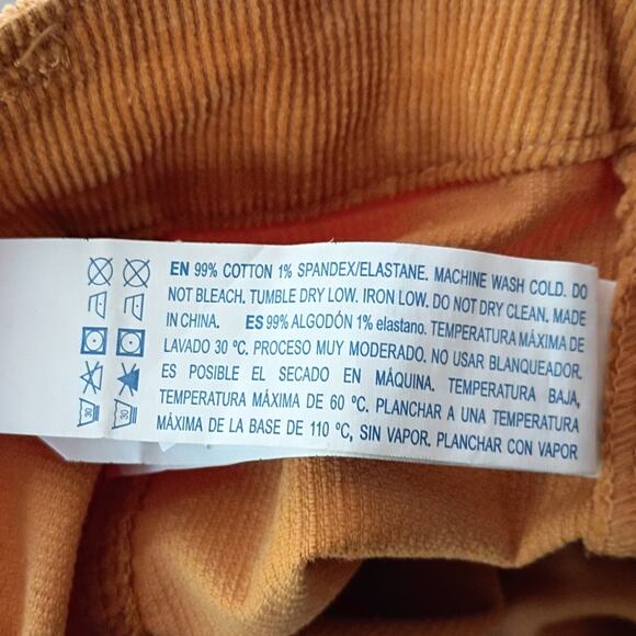 Forever21 Corduroy Button Front Mini Skirt S Y2K Revival Fall Neutral Academia - Picture 6 of 10